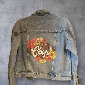 Floral Chiefs Denim Jacket